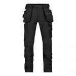 Matrix trousers with stretch holster and knee pockets black front