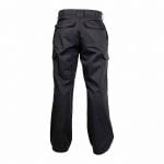 arizona flame retardant work trousers with knee pockets black back