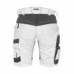 axis painters women painter shorts with stretch white anthracite grey back