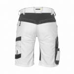 axis painters painter shorts with stretch white anthracite grey back