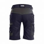 axis work shorts with stretch midnight blue anthracite grey back