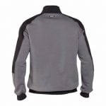 basiel two tone sweatshirt cement grey black back