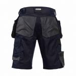 bionic shorts with holster pockets midnight blue anthracite grey back