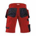 bionic shorts with holster pockets red black back