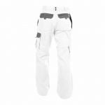 boston two tone work trousers with knee pockets white cement grey back