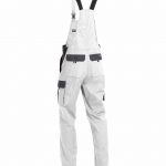calais two tone brace overall white cement grey back