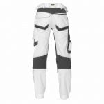 dynax painters painter trousers with stretch and knee pockets white anthracite grey back
