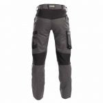 helix work trousers with stretch anthracite grey black back
