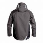 hyper wind and waterproof work jacket anthracite grey black back