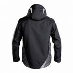 hyper wind and waterproof work jacket black anthracite grey back