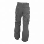 kingston canvas work trousers cement grey back