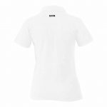 leon women polo shirt white back
