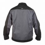 lugano two tone work jacket cement grey black back