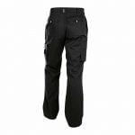 miami work trousers with knee pockets black back