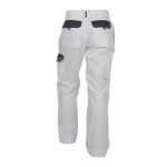 nashville two tone work trousers white cement grey back