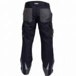 nova work trousers with knee pockets midnight blue anthracite grey back