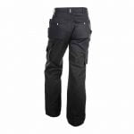 oxford trousers with holster pockets and knee pockets black back