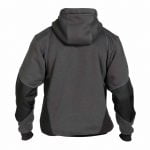 pulse sweatshirt jacket anthracite grey black back
