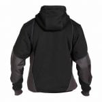 pulse sweatshirt jacket black anthracite grey back
