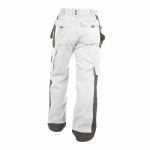 seattle two tone trousers with holster pockets and knee pockets white cement grey back