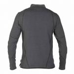 sonic t shirt with long sleeves anthracite grey black back