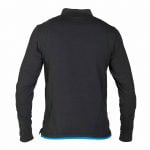 sonic t shirt with long sleeves black azure blue back