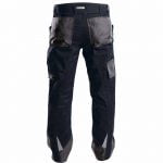 spectrum work trousers midnight blue anthracite grey back