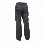stark canvas work trousers anthracite grey black back