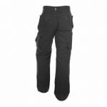 texas canvas trousers with holster pockets and knee pockets black back