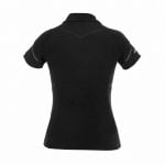 traxion women polo shirt black back