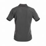 traxion polo shirt anthracite grey black back