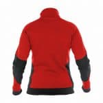 velox women sweatshirt red black back