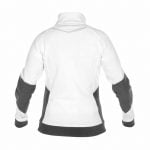velox women sweatshirt white anthracite grey back