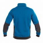 velox sweatshirt azure blue anthracite grey back