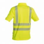 brandon high visibility uv polo shirt fluo yellow back