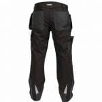 magnetic trousers with holster pockets and knee pockets black anthracite grey back
