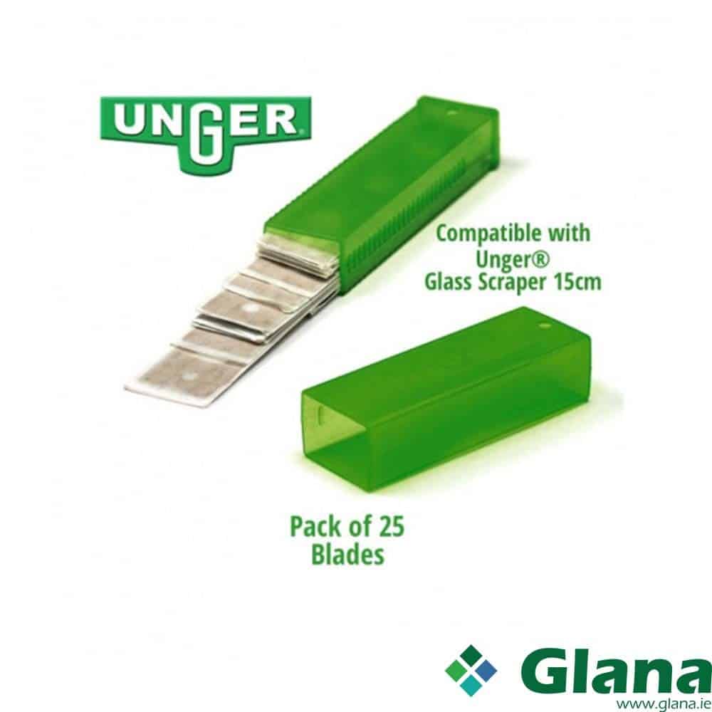 UNGER Glass Scraper Blades (Ergotec/Protrim Compatible)