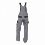 wilson multinorm brace overall with knee pockets graphite grey black back