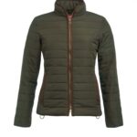 alma quilted jacket olive large
