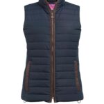 madison quilted gilet navy large