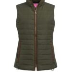 madison quilted gilet olive large1