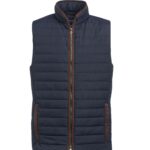tampa quilted gilet navy large